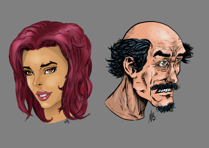Comic Style Heads
