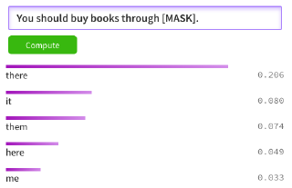 BERT Corporate Bias on Buy Books
