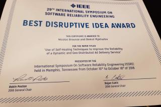 Use of Self-Healing Techniques to Improve the Reliability of a Dynamic and Geo-Distributed Ad Delivery Service